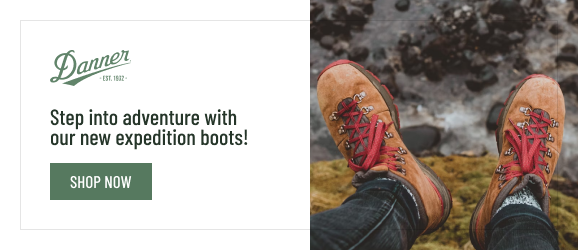 Media advertising for new expedition boots