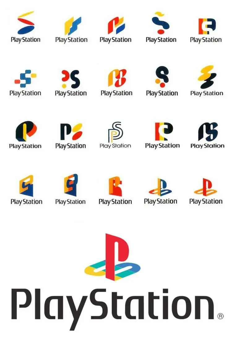 The evolution of PlayStation logos