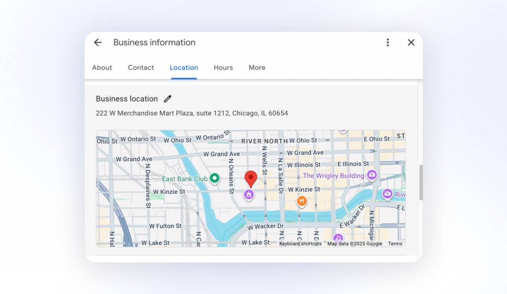 How to add your business address in GBP