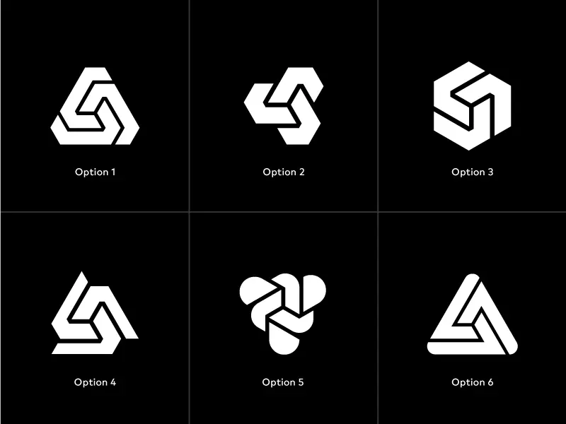 Different options of a logo