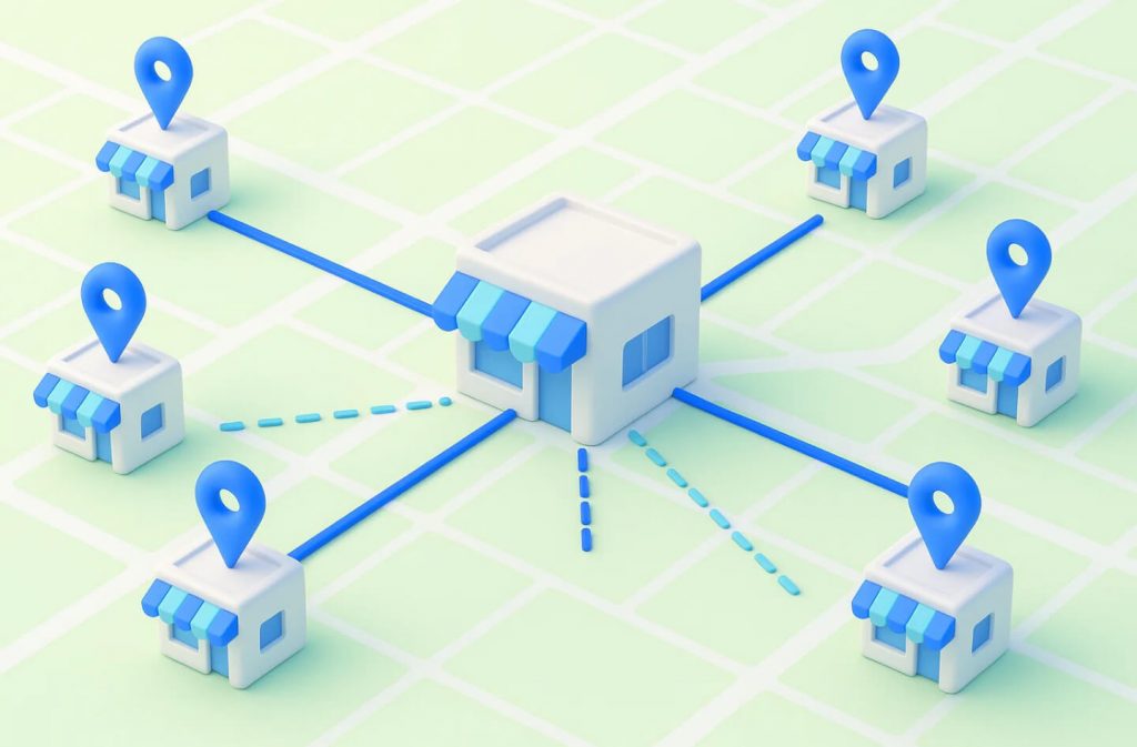 Multi-location business visual