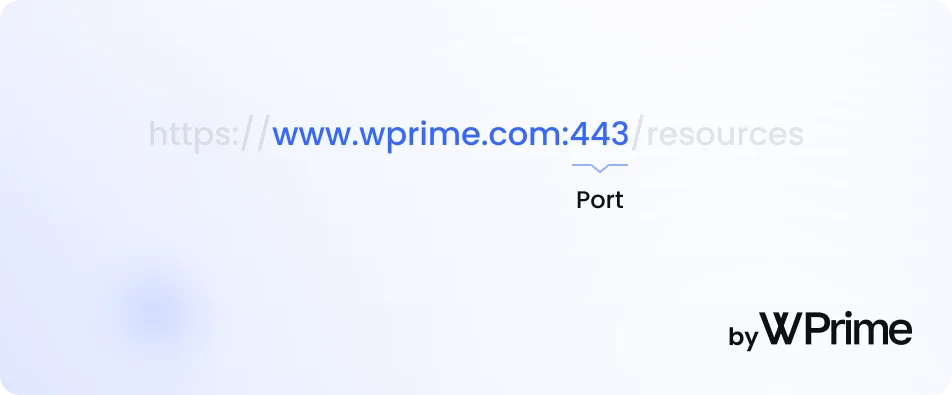 Example of where “port” is located in a URL
