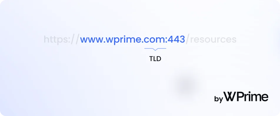 Example of where “top-level domain” is located in a URL
