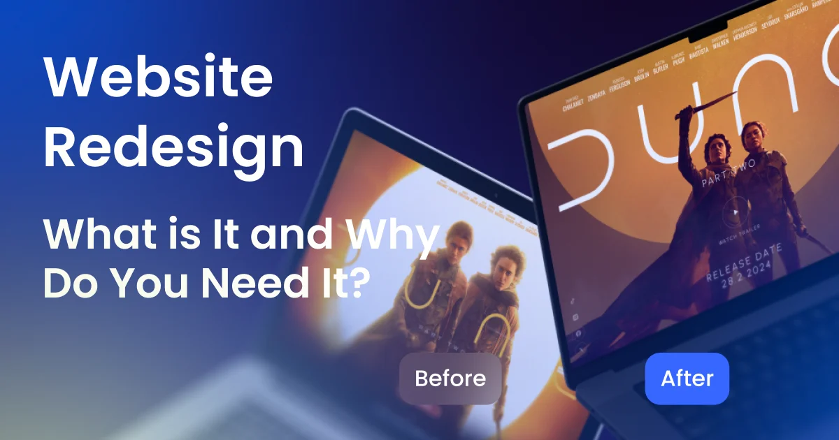 Website Redesign cover by WPrime